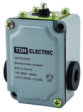 TDM ELECTRIC SQ0732-0003 Выключатель путевой контактный ВПК-2110Б-У2 10А 660В IP67 TDM